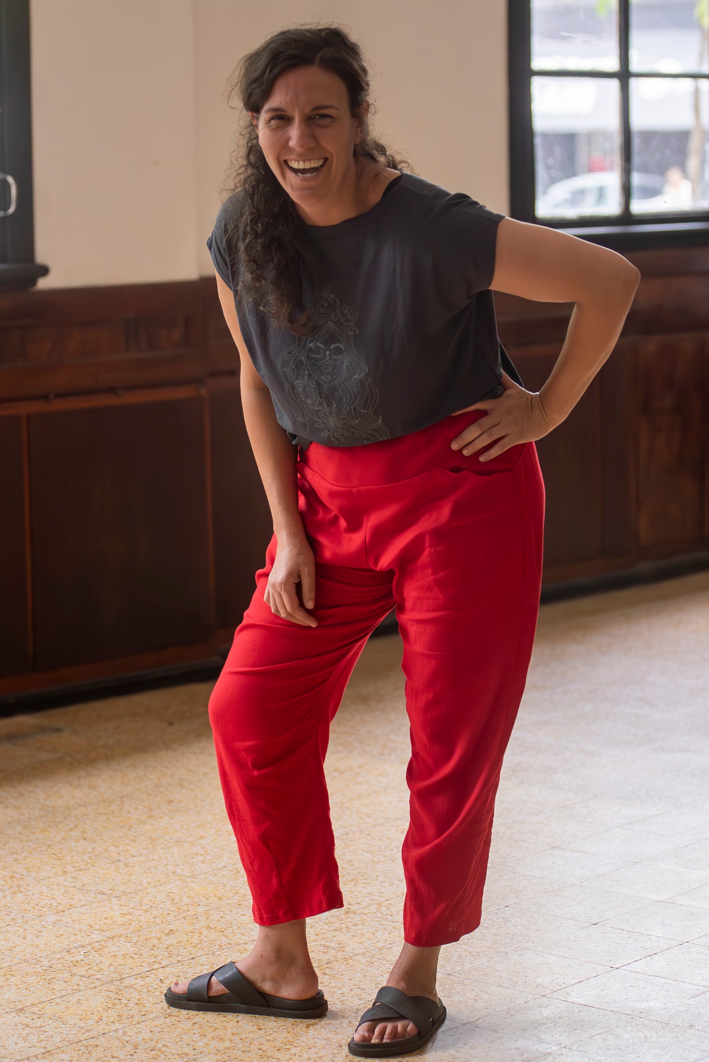 Pant MOM | Lino Spandex