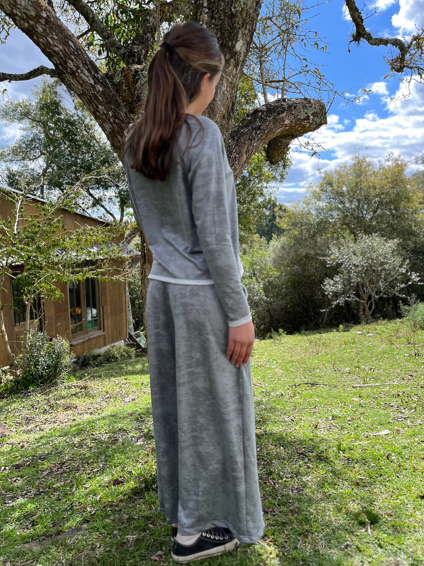 SET Viscosa Elastizada| Palazzo Evasé + Buzo