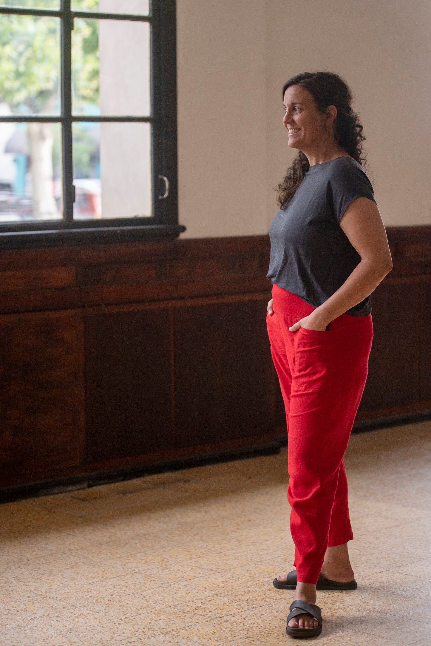 Pant MOM | Lino Spandex