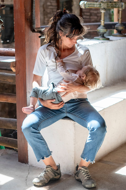 Remera Lactancia | FRESIA manga al codo