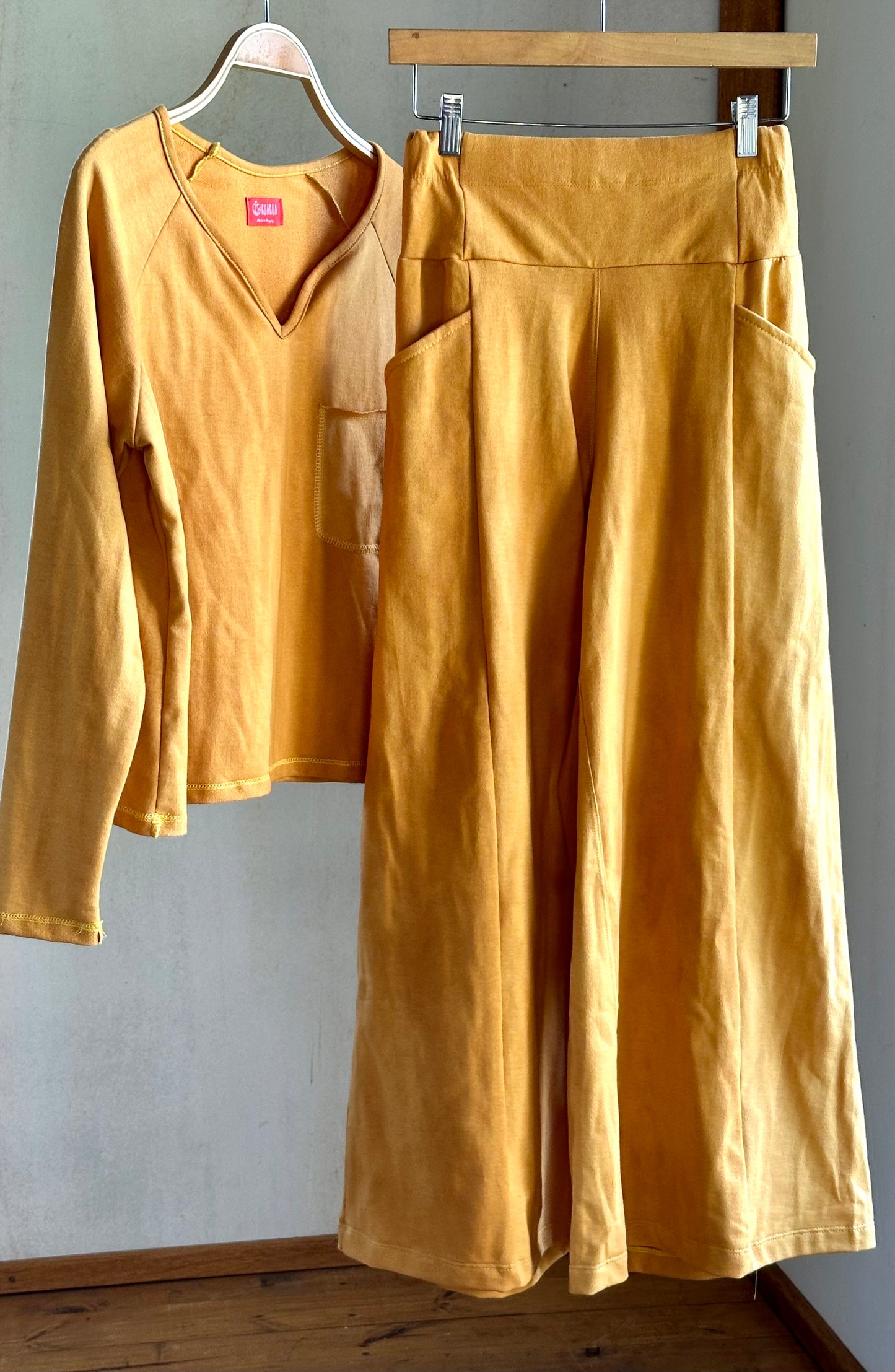 SET Rústico de Algodón | Palazzo Evasé + Buzo