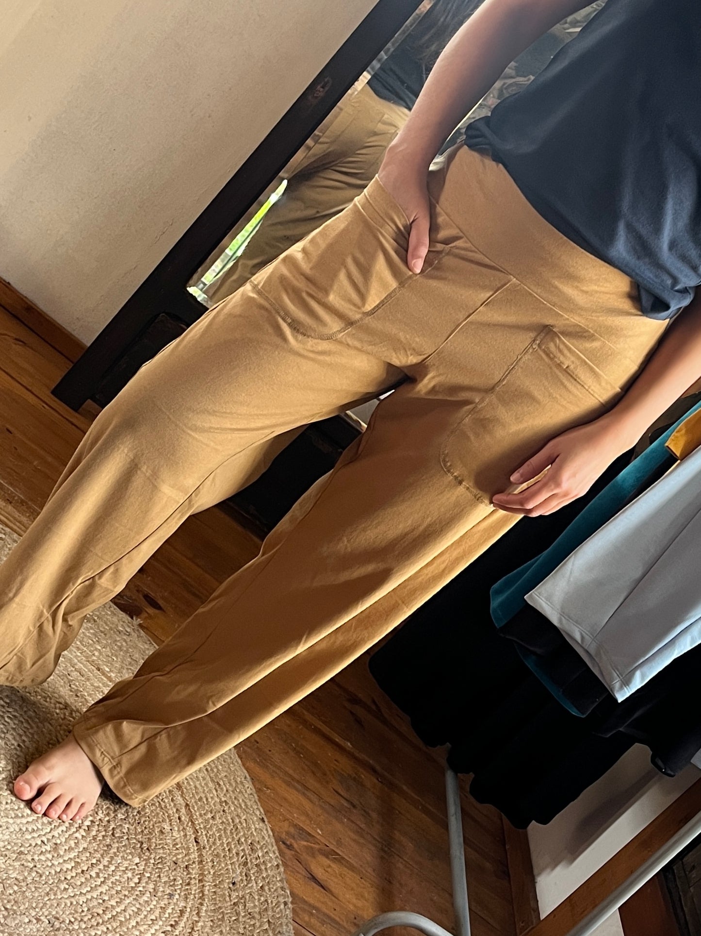 Pant BARREL | Jersey de Algodón